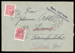 1950, Österreich, P 242 (2), Brief - Mechanische Afstempelingen