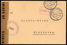 1946, Gebühr Bezahlt, Belege 45-48, Notmaßnahmen, Brief - Other & Unclassified