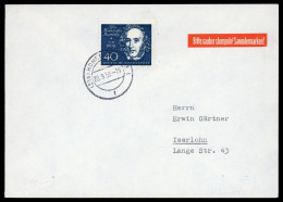 1959, Bundesrepublik Deutschland, 319, Brief - Other & Unclassified