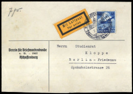 1936, Deutsches Reich, 603, Brief - Otros & Sin Clasificación