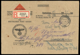 1943, Generalgouvernement, Brief - Besetzungen 1938-45