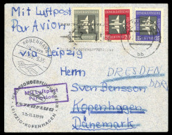 1959, DDR, 609-11, Brief - Andere & Zonder Classificatie