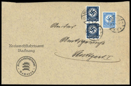 1936, Deutsches Reich, D 133 (2) U.a., Brief - Oficial