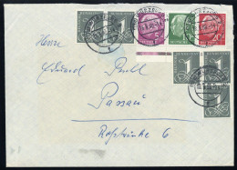 1960, Bundesrepublik Deutschland, W 20 YII U.a., Brief - Zusammendrucke