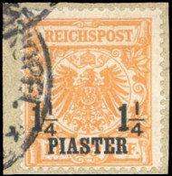 1889, Deutsche Auslandspost Türkei, 9, Briefst. - Maroc (bureaux)