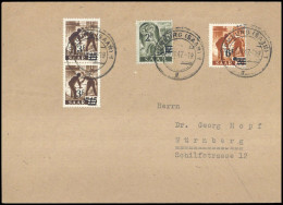 1947, Saar, 230 II (2) U.a., Brief - Autres & Non Classés