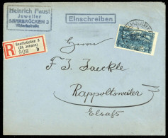 1926, Saar, 118, Brief - Other & Unclassified