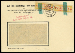 1958, DDR Verwaltungspost B Zentraler Kurierdienst, 16 L (2), Brief - Autres & Non Classés