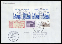 1990, DDR, 3 U.a., Brief - Other & Unclassified