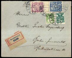 1923, Tschechoslowakei, 184, 185 U.a., Brief - Sonstige & Ohne Zuordnung