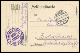 1916, Feldpost I. Wk, Brief - Other & Unclassified