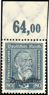 1924, Deutsches Reich, D 113 P, ** - Service