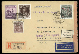 1955, DDR, 490 A U.a., Brief - Andere & Zonder Classificatie