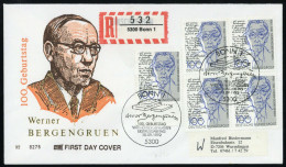 1992, Bundesrepublik Deutschland, 1629 (5), FDC - Other & Unclassified