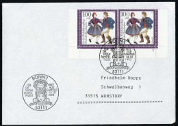 1993, Bundesrepublik Deutschland, 1698 FN U.a., FDC - Other & Unclassified