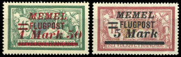 1922, Memel, 100+105, ** - Memel (Klaïpeda) 1923