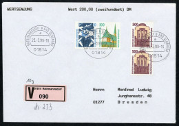 1999, Bundesrepublik Deutschland, 1679 (2), U.a, Brief - Autres & Non Classés