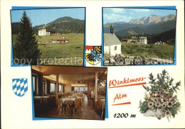 72443274 Reit Winkl Alpengasthof Winklmoosalm Gaststube Kapelle Reit Im Winkl - Reit Im Winkl