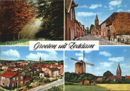 72443246 Zeddam Strassenpartie Teilansicht Windmuehle Kirche Montferland - Sonstige & Ohne Zuordnung