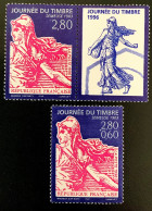 1996 FRANCE N 2990 / 2991b - JOURNEE DU TIMBRE SEMEUSE 1903 - NEUF** - Unused Stamps