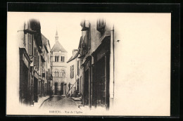 CPA Ebreuil, Rue De L`Eglise  - Autres & Non Classés