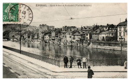 Epinal - Quai Aubert Et Rualménil - Testart éditeur - Epinal