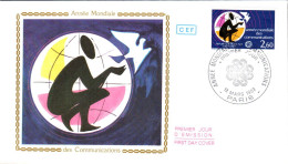 FDC 1983 ANNEE DES COMMUNICATIONS - 1980-1989