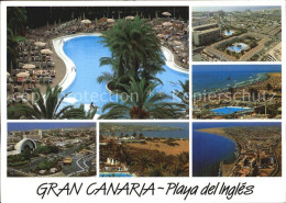 72439384 Playa Del Ingles Hotelanlage Swimming Pool Strand Fliegeraufnahme Playa - Sonstige & Ohne Zuordnung
