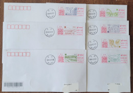 China Cover "Chongqing Karst Landform" (Chongqing) Postage Stamp First Day Actual Delivery Seal (1 Set Of 7 Pieces) - Enveloppes