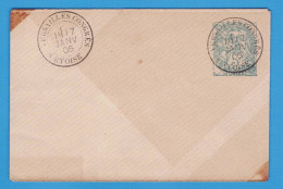 ENTIER POSTAL ENVELOPPE - 5 CENTIMES TYPE BLANC - CACHET " VERSAILLES CONGRES DE JANVIER 1906 - Standard Covers & Stamped On Demand (before 1995)