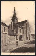 CPA Cergy, L`Eglise Et Entree Du Vieux-Prieuré  - Other & Unclassified