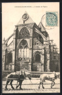 CPA Cormeilles-en-Vexin, L`Abside De L`Eglise  - Autres & Non Classés