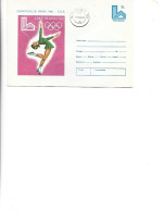 Romania - Postal St.cover Used 1980(701 -  1980 Winter Olympics - USA - Lake Placid 80  -   Figure Skating - Entiers Postaux