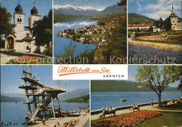 72439084 Millstatt Millstaettersee Stiftskirche Reisseckgruppe Strandpark  Mills - Other & Unclassified