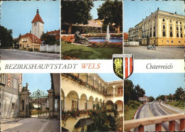 72438943 Wels Stadtturm Venusbrunnen Rathaus Burggarten  Wels - Autres & Non Classés