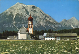 72438693 Oberleutasch Kirchplatz Hohe Munde Oberleutasch - Autres & Non Classés