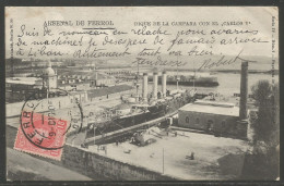 Carte P De 1905 ( Arsenal De Ferrol ) - La Coruña