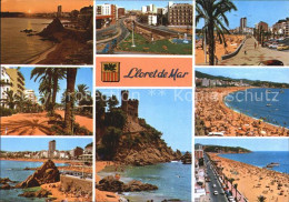 72438317 Lloret De Mar Sonnenuntergang Kueste Strand Promenade Burg  - Autres & Non Classés