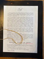Baronne Gaston De Vinck Nee Osterrieth *1873 Anvers +1958chateau De La Hooghe Zillebeke Ypres Malou De Decker Du Bois D’ - Obituary Notices