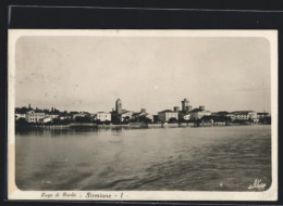 Cartolina Sirmione, Lago Di Garda, Blick Vom See Auf Die Altstadt  - Other & Unclassified