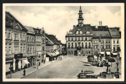 AK Leipa / Ceska Lipa, Marktplatz Mit Rathaus  - Tchéquie