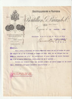 16-Boutillier, G.Briand & Cie..Distillerie à Vapeur...Cognac...(Charente)...1912 - Otros & Sin Clasificación