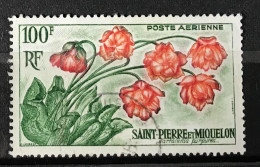 Timbre Oblitéré Poste Aérienne Saint Pierre Et Miquelon 1962 Yt N° 27 - Gebruikt