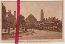 Nieuw Eindhoven - De Reigerslaan Met St Antoniuskerk - Orig. Knipsel Coupure Tijdschrift Magazine - 1926 - Non Classés