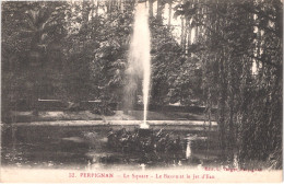 FR66 PERPIGNAN - Verges 52 - Le Square - Le Bassin Et Le Jet D'eau - Belle - Perpignan