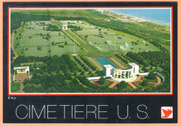 Ppgf/ CPSM Grand Format - CALVADOS - COLLEVILLE - SAINT LAURENT SUR MER - CIMETIERE AMÉRICAIN ET MONUMENT COMMÉMORATIF - Autres & Non Classés