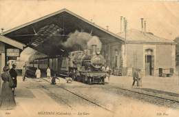 190319A - 14 MEZIDON La Gare - Train Chemin De Fer Chef De Gare - Autres & Non Classés