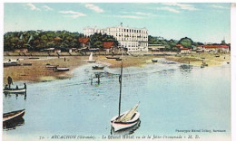 33 ARCACHON    LE GRAND HOTEL VU DE LA JETEE PROMENADE - Arcachon