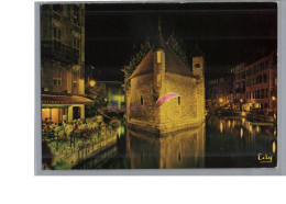 ANNECY 74 - Le Palais De L'Isle Vue De Nuit Illuminé 1992 - Annecy