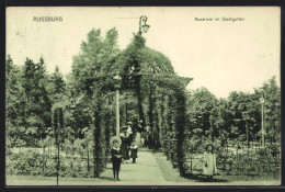 AK Augsburg, Rosarium Im Stadtgarten  - Augsburg